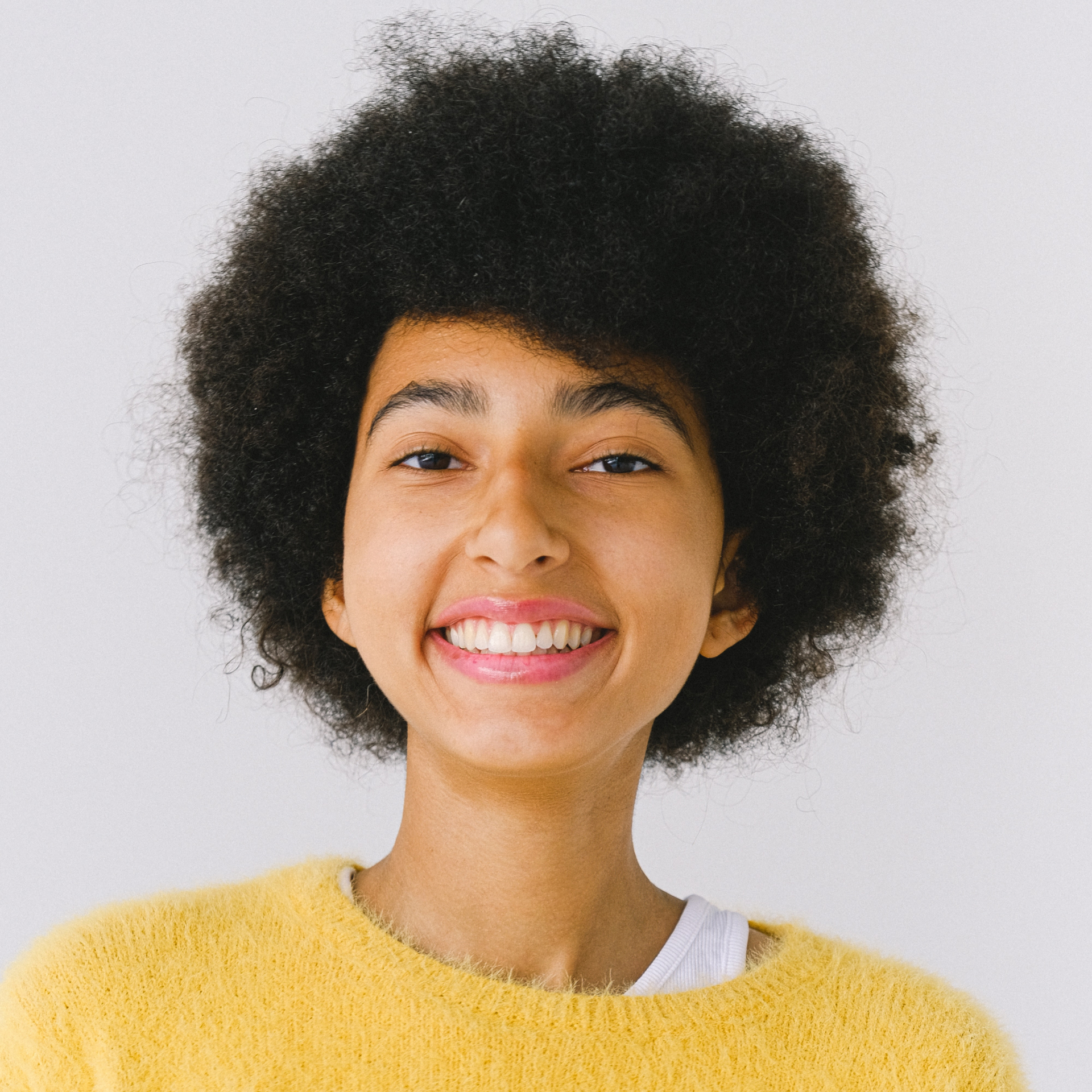 Sharon Roddy, a smiling client